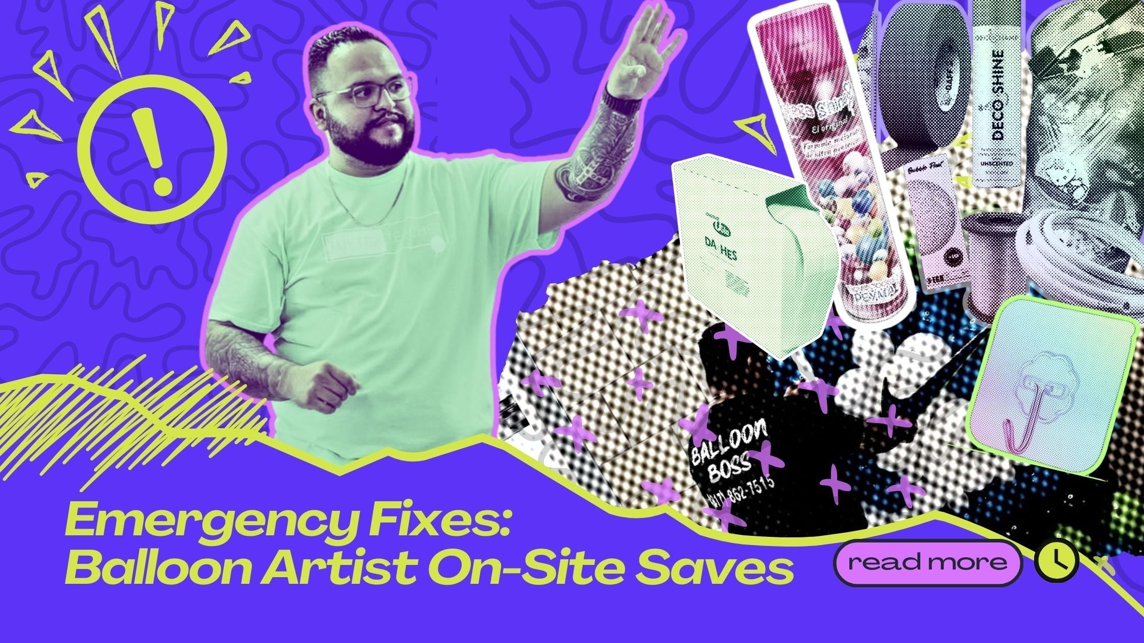 tools and accessories for balloon toolkits