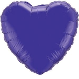 qualatex Balloons 18" Purple Heart Foil Balloon 18" Purple Heart Foil Balloon
