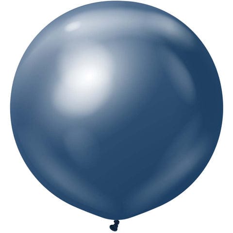 Balloons2Go Balloons Mirror Navy / 24 inch (2 Ct) Kalisan Mirror Collection Kalisan Mirror Collection Latex Balloons | Glossy Metallic Finish