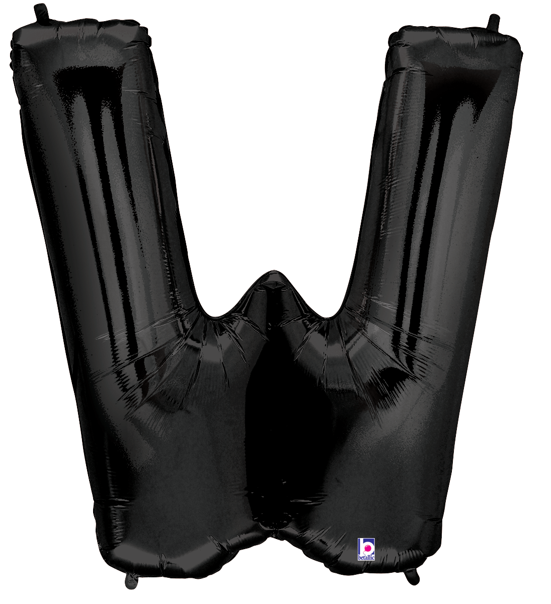 Balloons2Go Balloons W 34" Black Number Foil Balloons 34" Black Number Foil Balloons