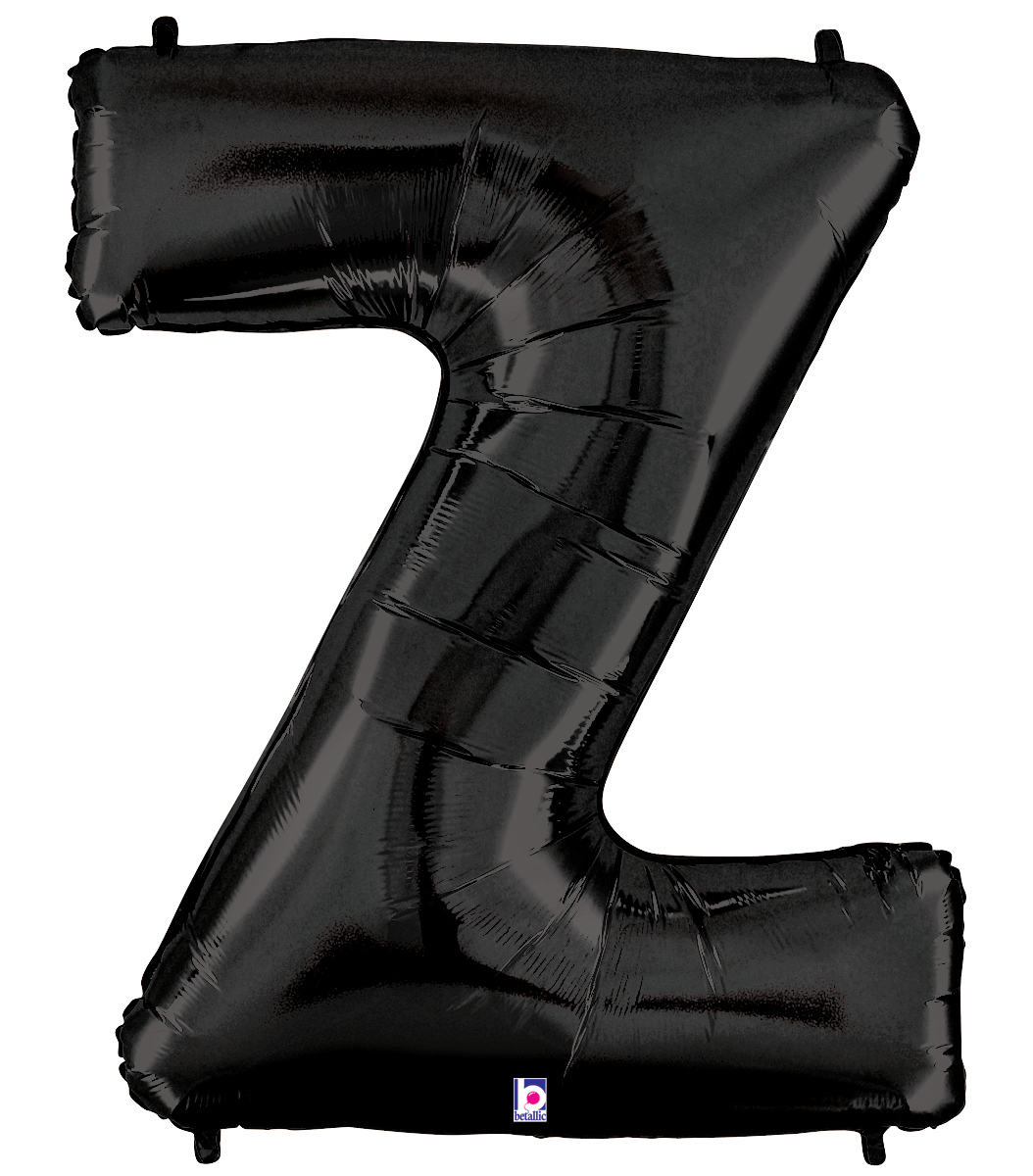 Balloons2Go Balloons Z 34" Black Number Foil Balloons 34" Black Number Foil Balloons