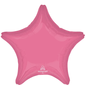 Balloons2Go Balloons 19" Pink Star Foil Balloon 19" Pink Star Foil Balloon