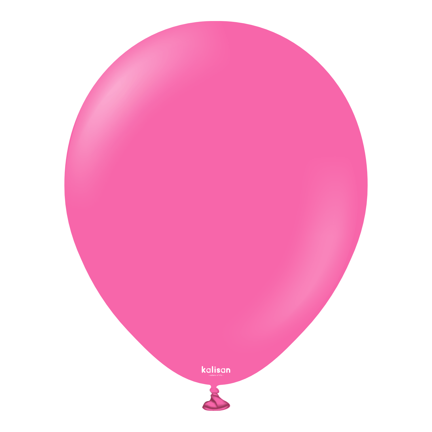 Balloons2Go Balloons 5 inch (100 Ct) / Fuschia Kalisan Standard Colors All Sizes Kalisan Deluxe Latex Balloons | Vibrant Color Collection
