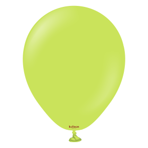 Balloons2Go Balloons 5 inch (100 Ct) Kalisan Standard Lime Green Balloons 5in Lime Green Latex Balloons - 100ct | Kalisan Brights
