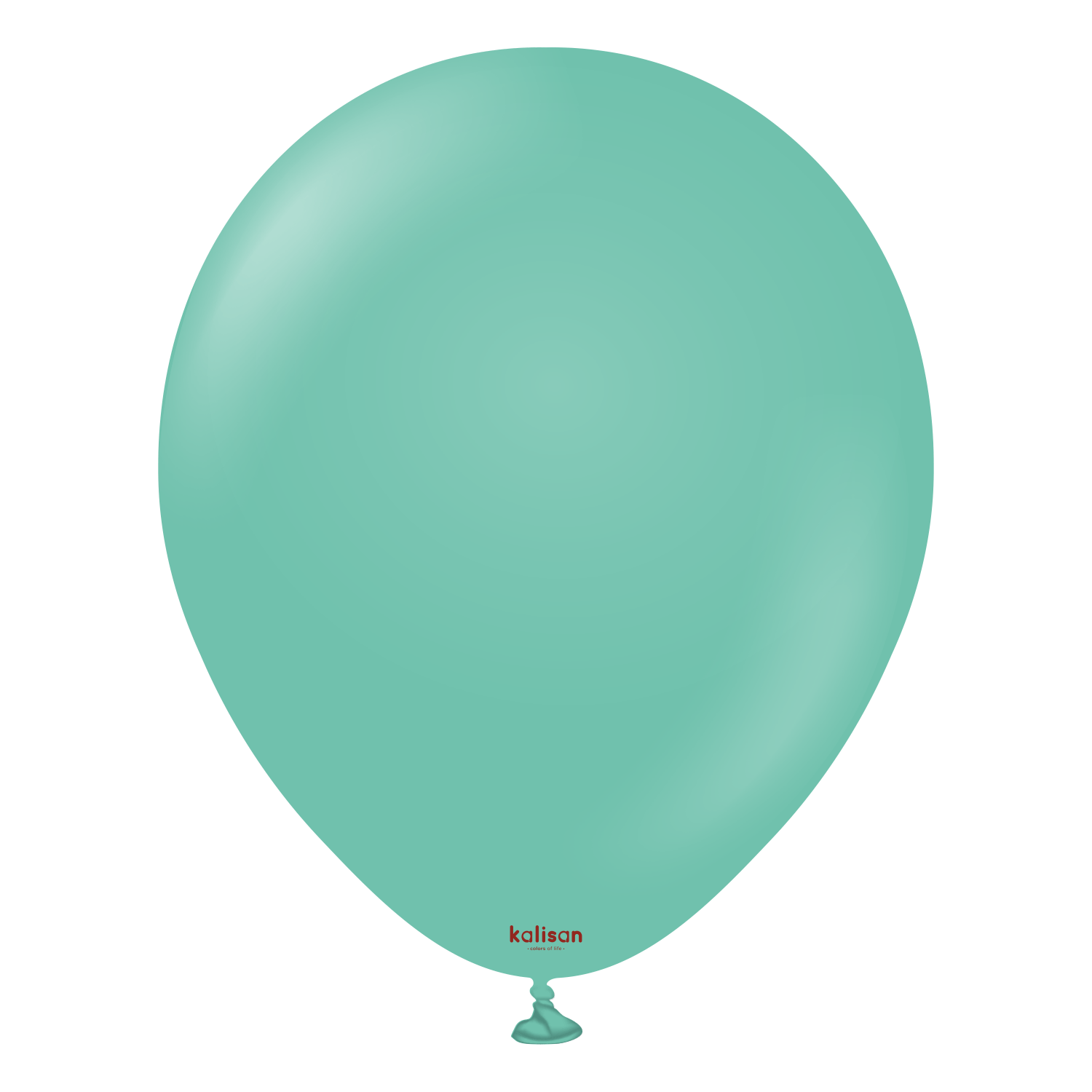 Balloons2Go Balloons 5 inch (100 Ct) / Sea Green Kalisan Standard Colors All Sizes Kalisan Deluxe Latex Balloons | Vibrant Color Collection