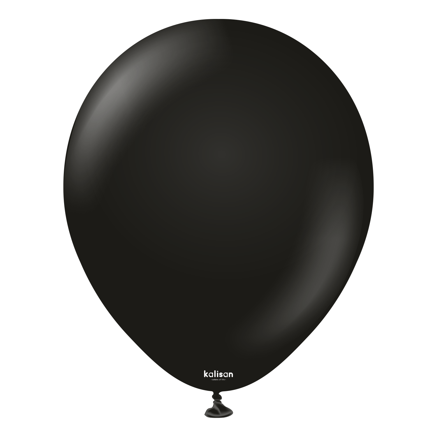 Balloons2Go Balloons 5 inch (100 Ct) / Black Kalisan Standard Colors All Sizes Kalisan Deluxe Latex Balloons | Vibrant Color Collection