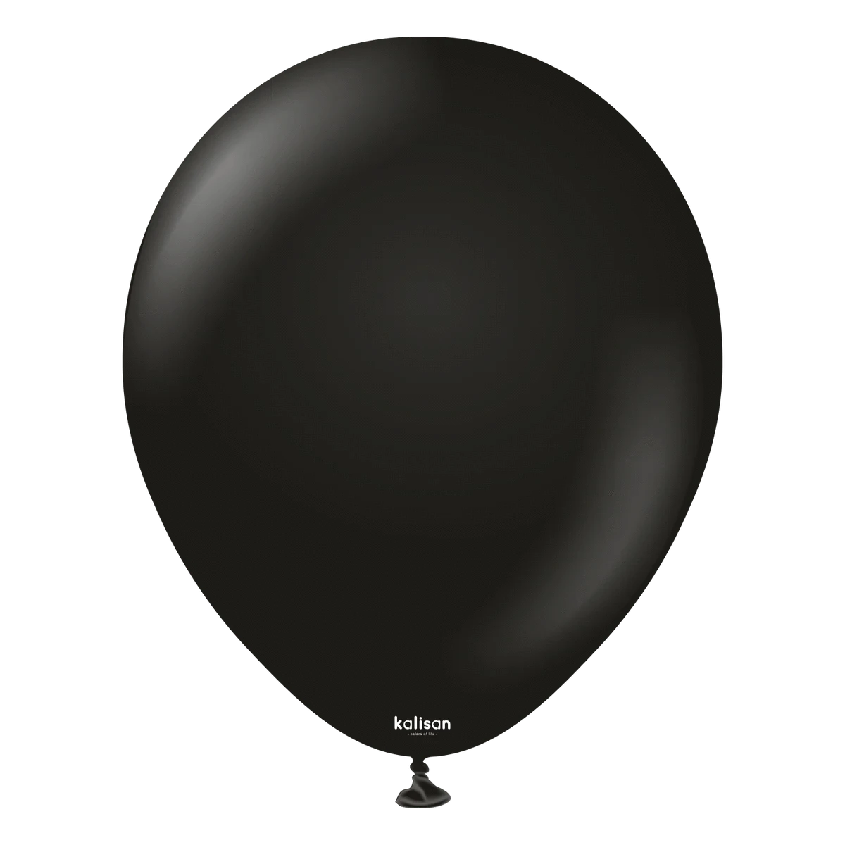 Balloons2Go Balloons 12" Kalisan Standard Black Balloon 100 Ct 12in Standard Black Latex Balloons - 100ct | Kalisan