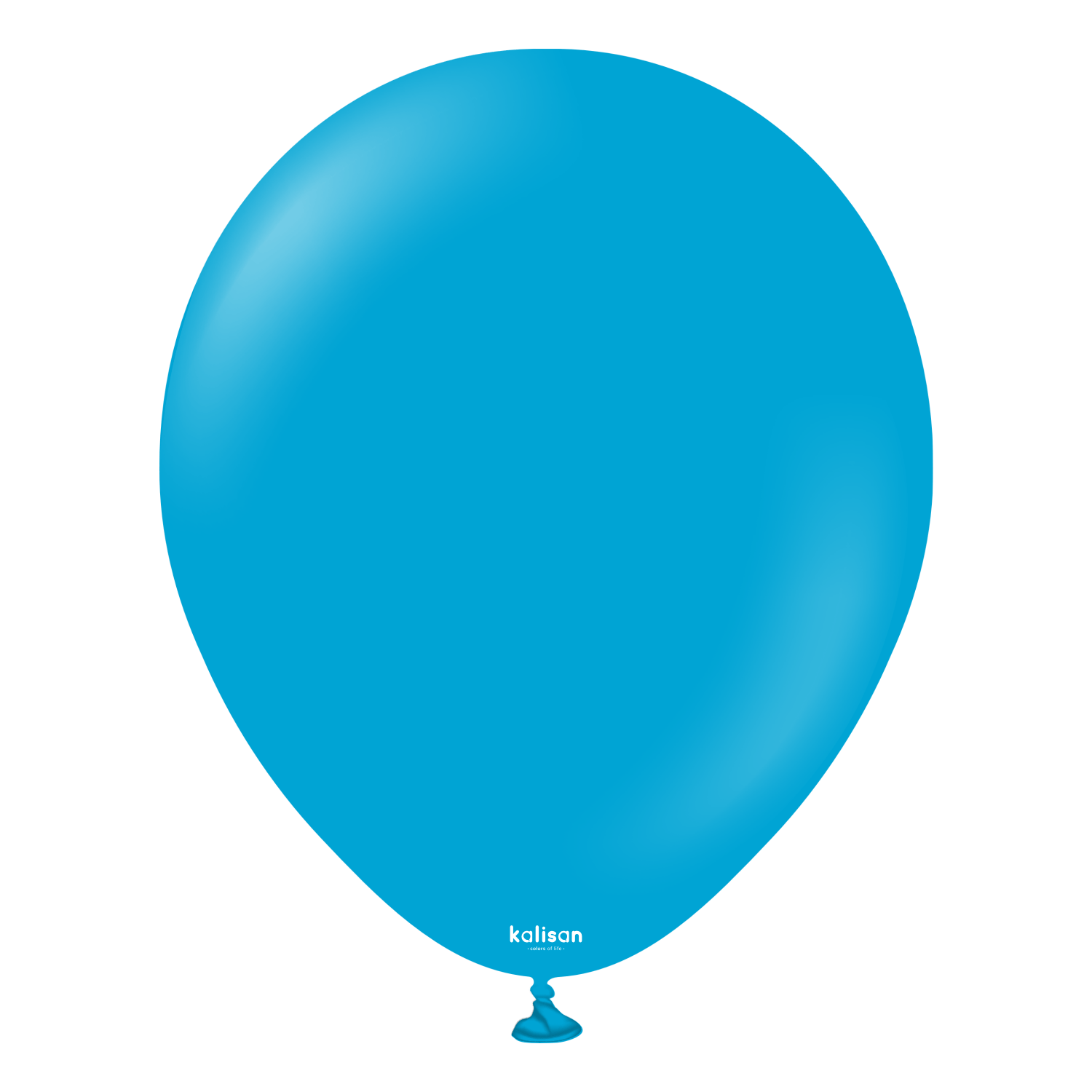 Balloons2Go Balloons Kalisan 12" Caribbean Blue 100ct Balloons 12in Kalisan Caribbean Blue Latex Balloons - 100ct | Ocean Tones