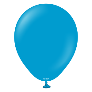 Balloons2Go Balloons 5 inch (100 Ct) Kalisan Standard Caribbean Blue Balloons 5" Kalisan Standard Caribbean Blue Balloons - 100ct | Vibrant Color