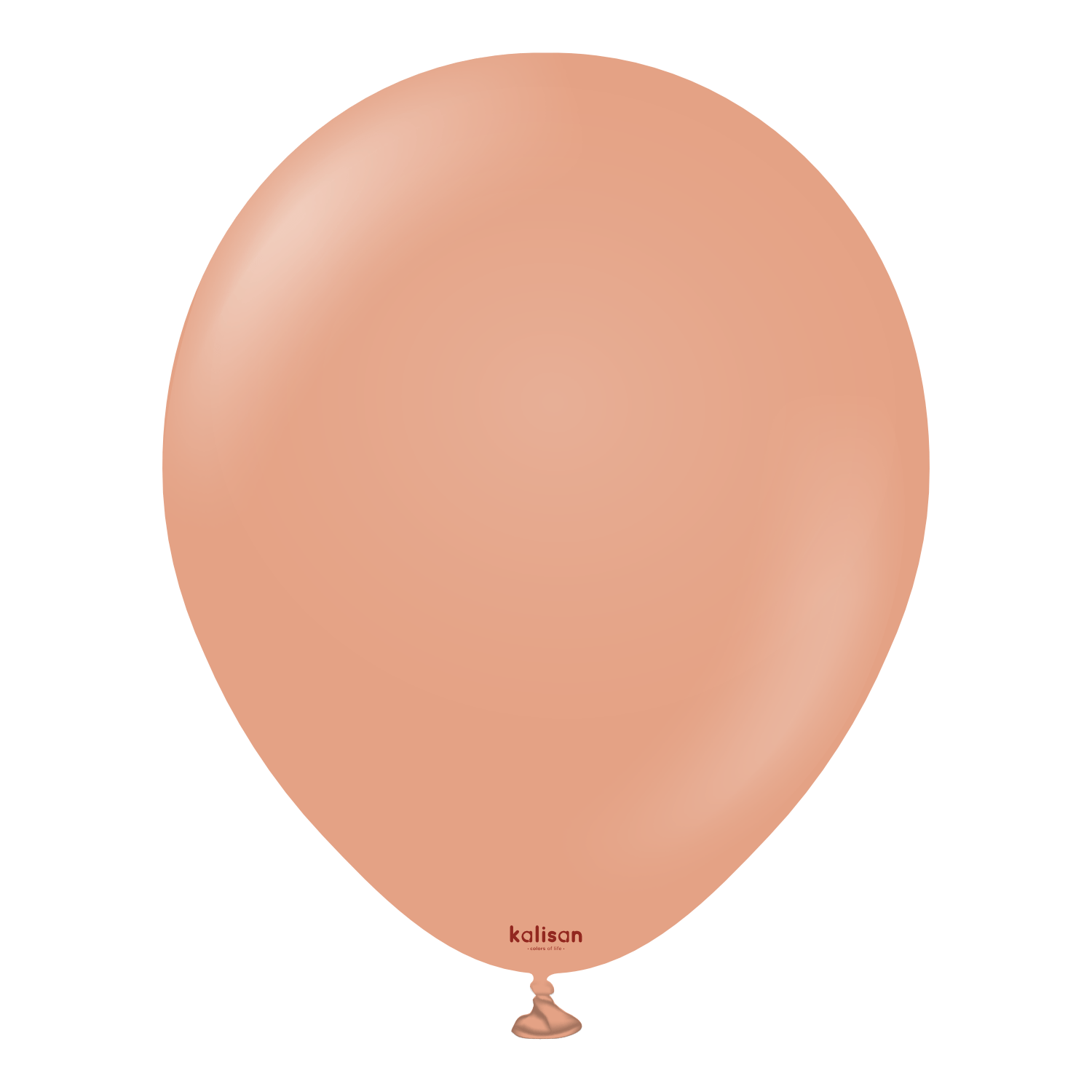 Balloons2Go Balloons 5 inch (100 Ct) / Clay Pink Kalisan Standard Colors All Sizes Kalisan Deluxe Latex Balloons | Vibrant Color Collection