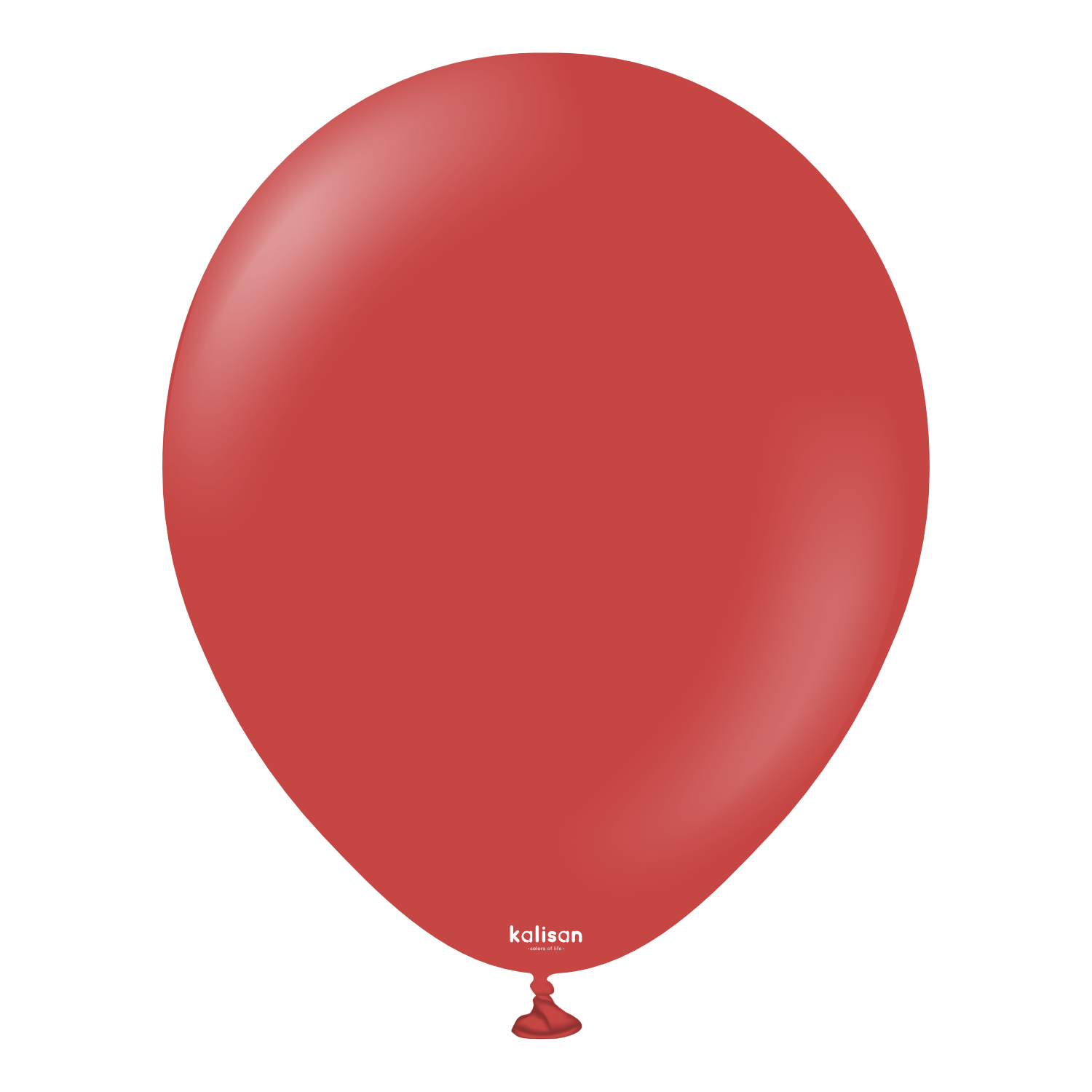 Balloons2Go Balloons 5 inch (100 Ct) / Deep Red Kalisan Standard Colors All Sizes Kalisan Deluxe Latex Balloons | Vibrant Color Collection