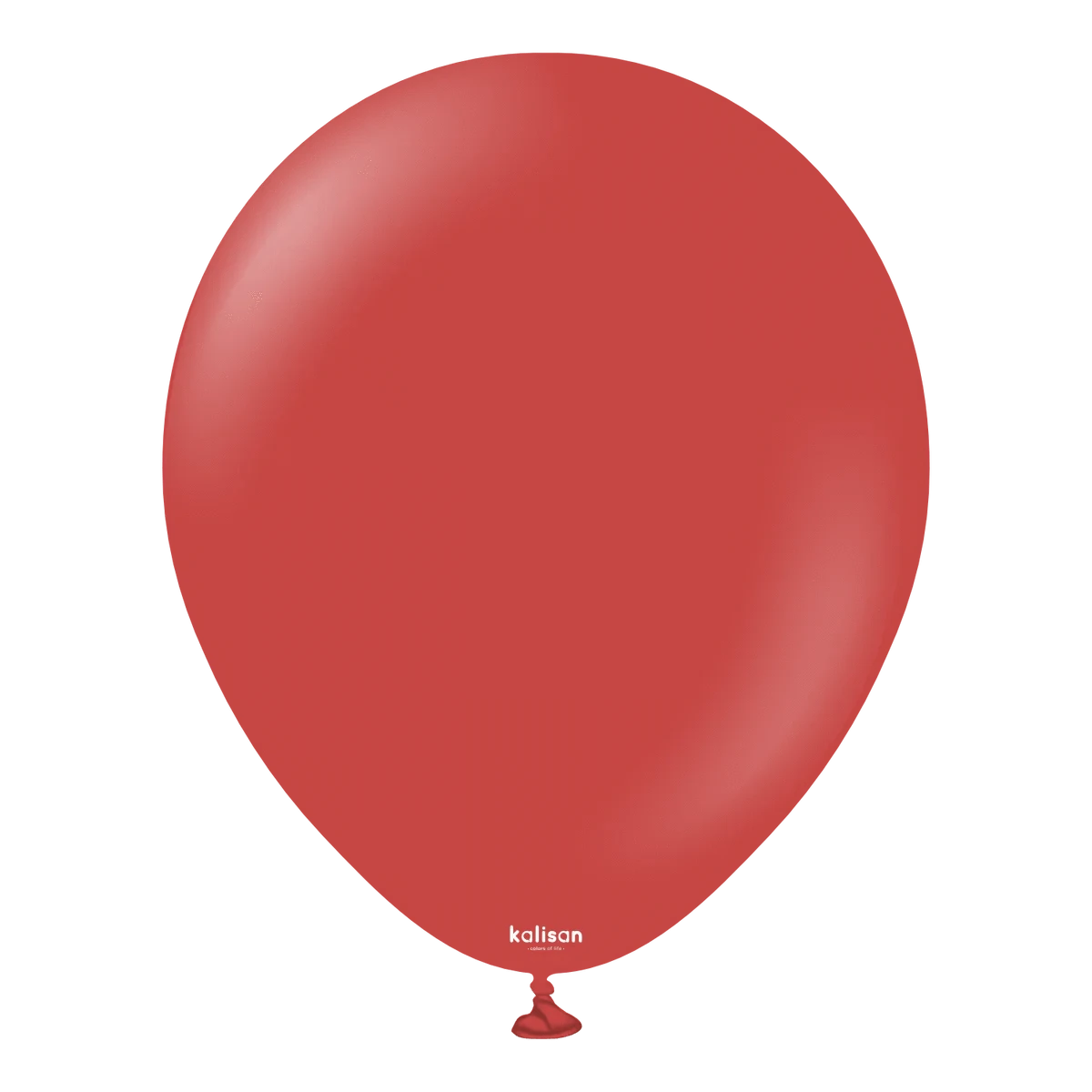 Balloons2Go Balloons 18" Kalisan Standard Deep Red Balloon 25 Ct 18in Kalisan Standard Deep Red Latex Balloons - 100ct | Bold Color