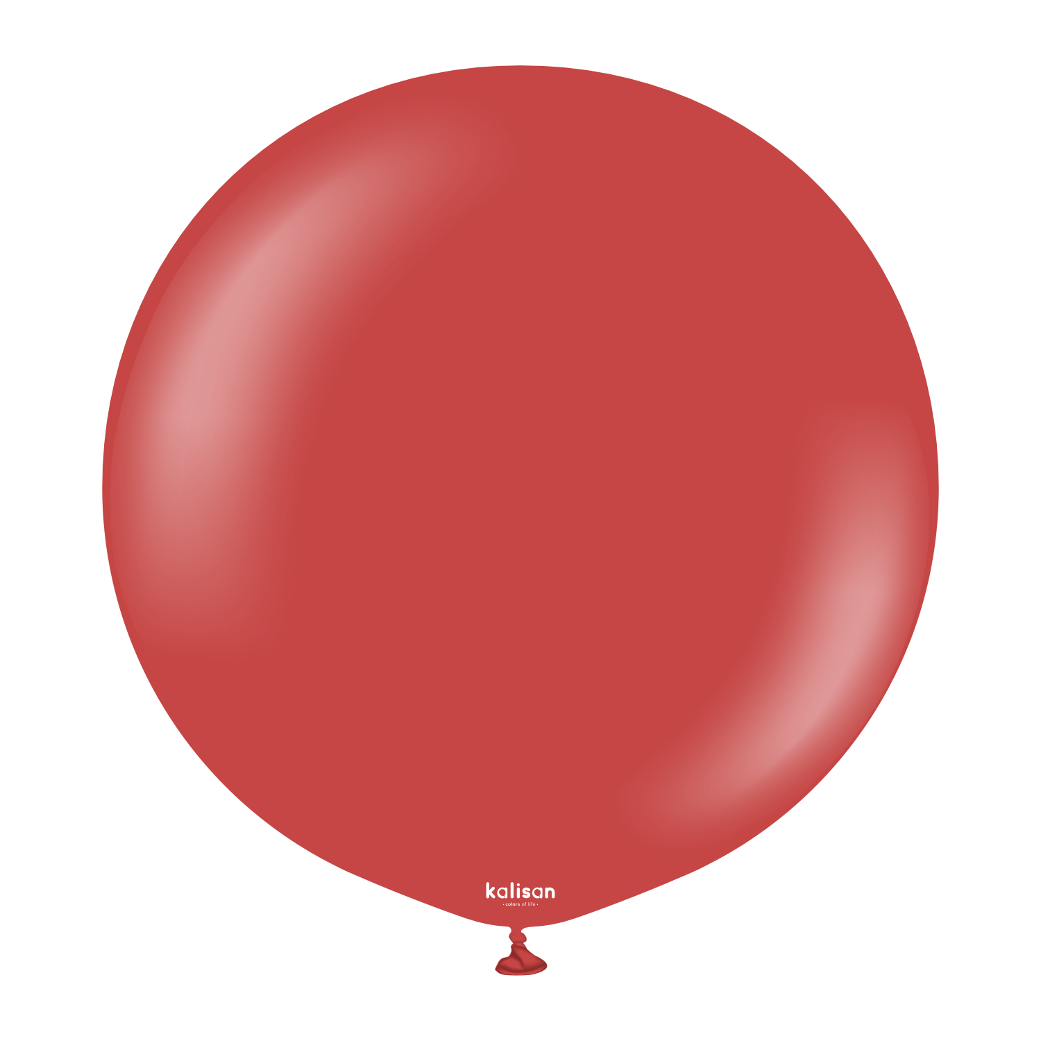 Balloons2Go Balloons 24 inch (2 Ct) / Deep Red Kalisan Standard Colors All Sizes Kalisan Deluxe Latex Balloons | Vibrant Color Collection
