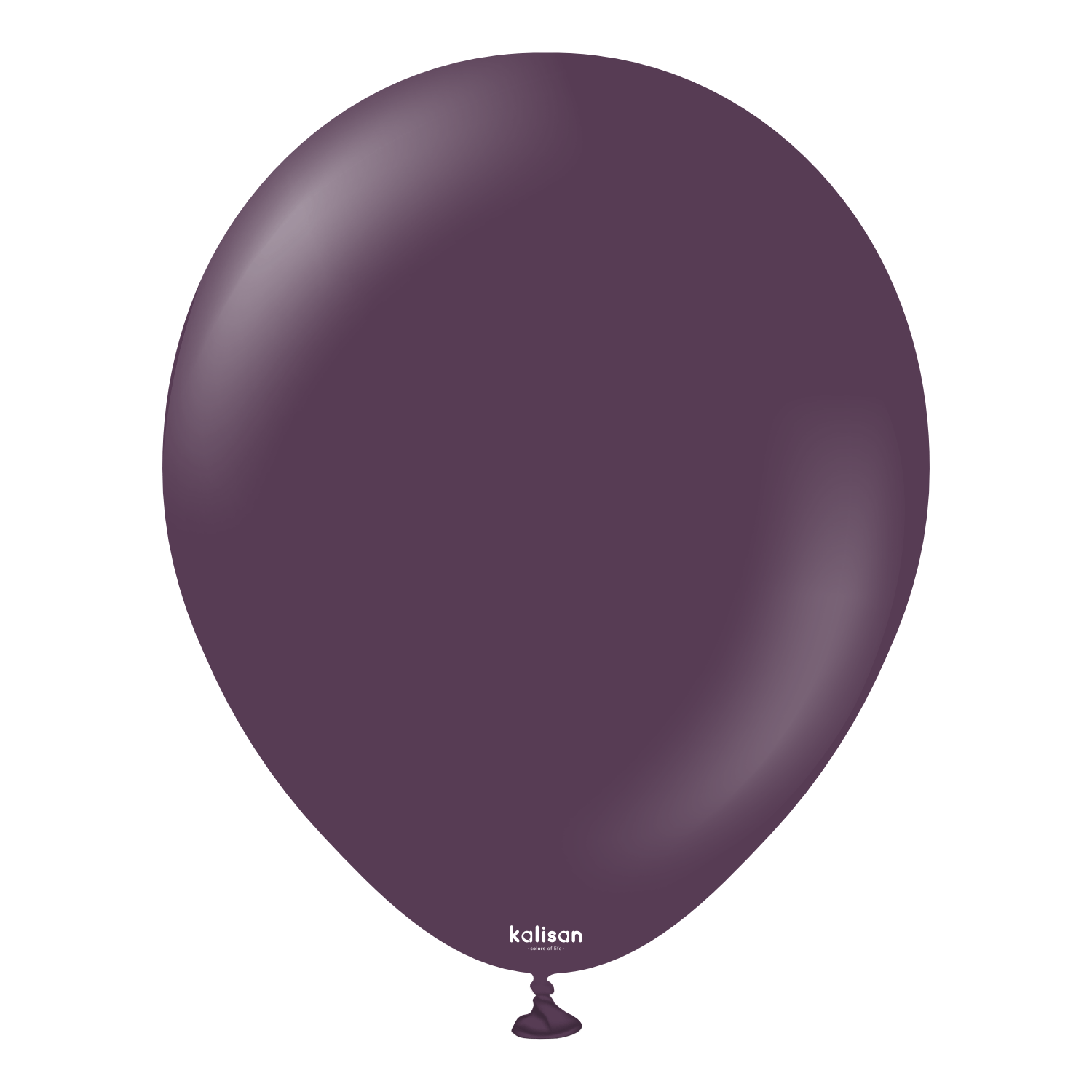 Balloons2Go Balloons 5 inch (100 Ct) / Standard Plum Kalisan Standard Colors All Sizes Kalisan Deluxe Latex Balloons | Vibrant Color Collection