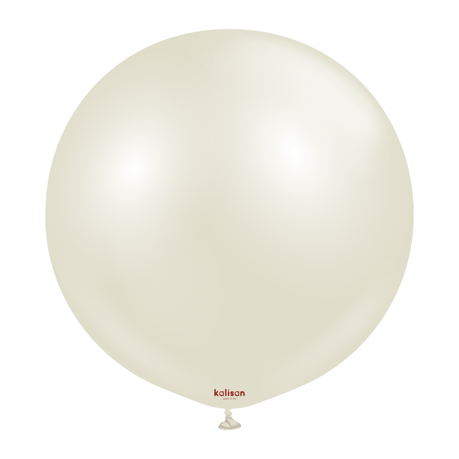 Balloons2Go Balloons Aura Ivory White / 24 inch (2 Ct) Kalisan Aura Collection Kalisan Aura Collection – Premium Pastel Balloons