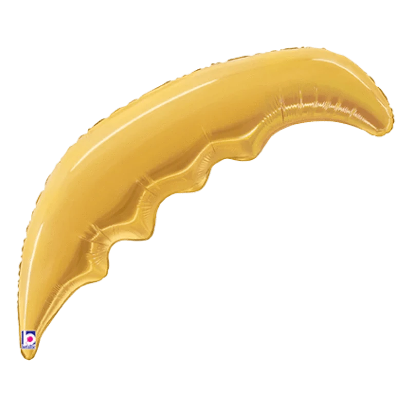 Balloons2Go Balloons 33" Betallic Gold Palm Frond Foil Balloon 1ct 33" Betallic Gold Palm Frond Foil Balloon 1ct