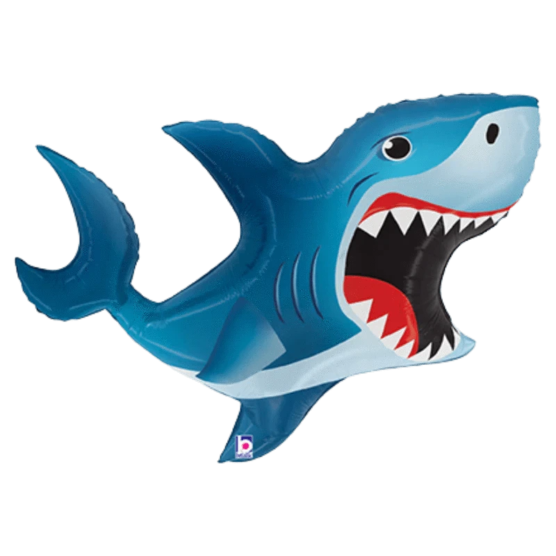 Balloons2Go Balloons 35" Betallic Shark Foil Balloon 35" Betallic Shark Foil Balloon