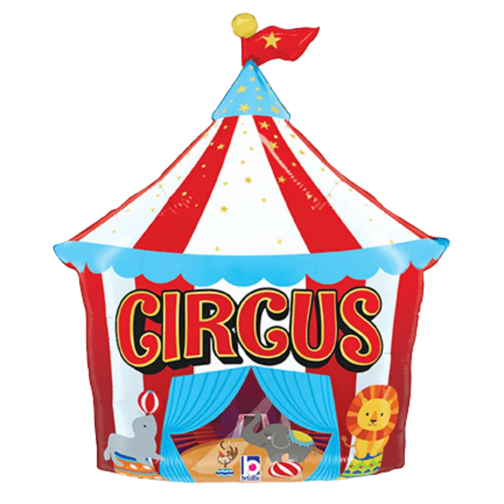 Balloons2Go Balloons 31" Circus Tent Foil Balloon 31" Circus Tent Foil Balloon