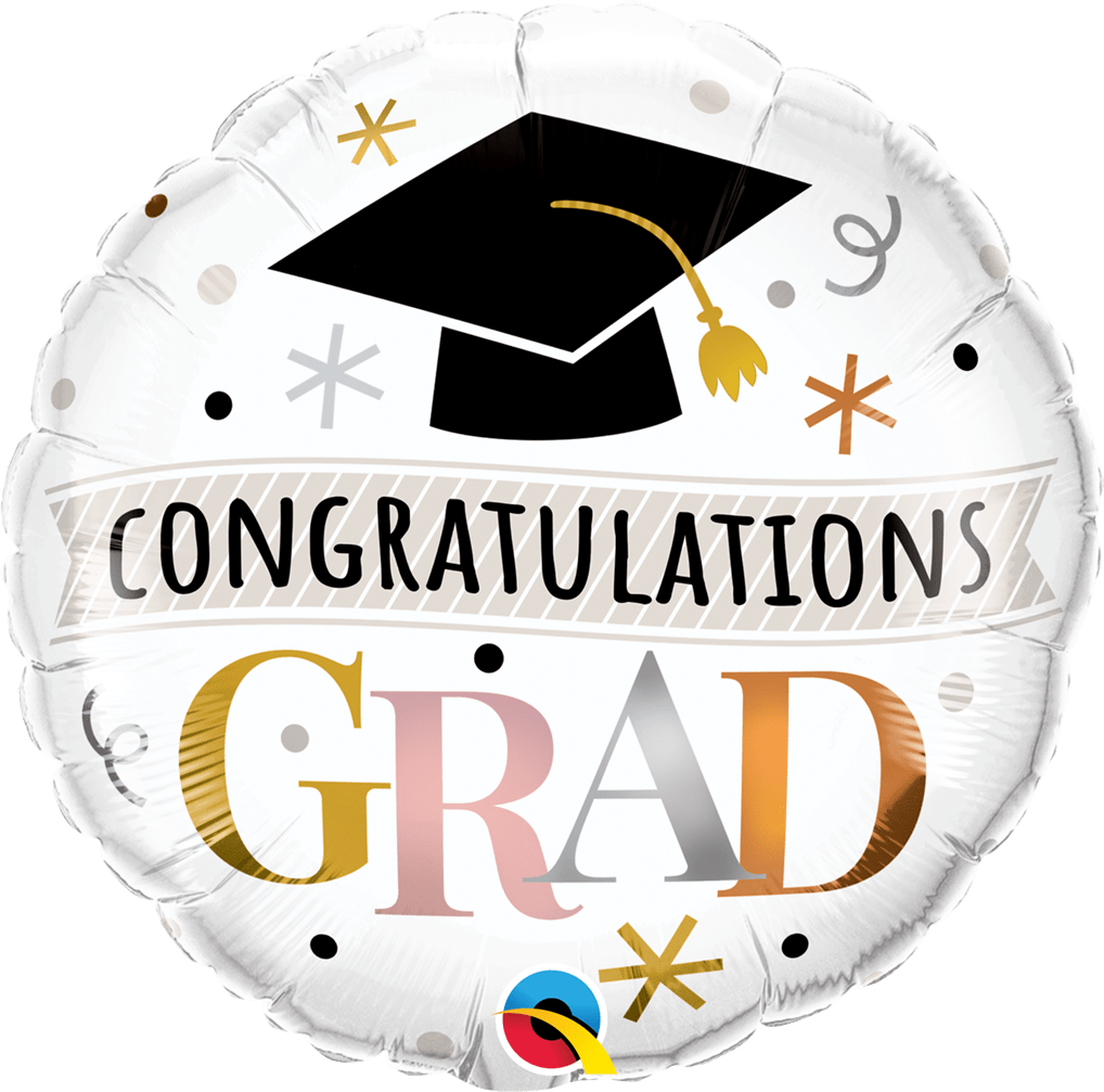 Balloons2Go Balloons Congratulations Grad Rose Gold Balloon Congratulations Grad Rose Gold Balloon – Elegant Look