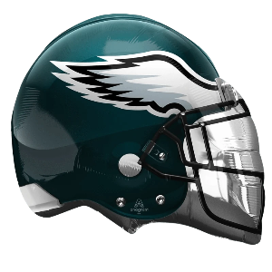 Balloons2Go Balloons 21" Anagram Philadelphia Eagles NFL Football Helmet Foil Balloon 21" Philadelphia Eagles Football Helmet Balloon – Nfl