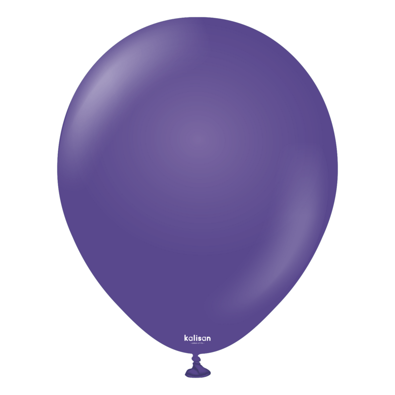 Kalisan Balloons 12" standard violet Kalisan latex balloons 100ct 12" standard violet Kalisan latex balloons 100ct