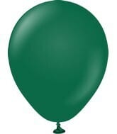 Balloons2Go Balloons 5 inch (100 Ct) / Dark Green Kalisan Standard Colors All Sizes Kalisan Deluxe Latex Balloons | Vibrant Color Collection