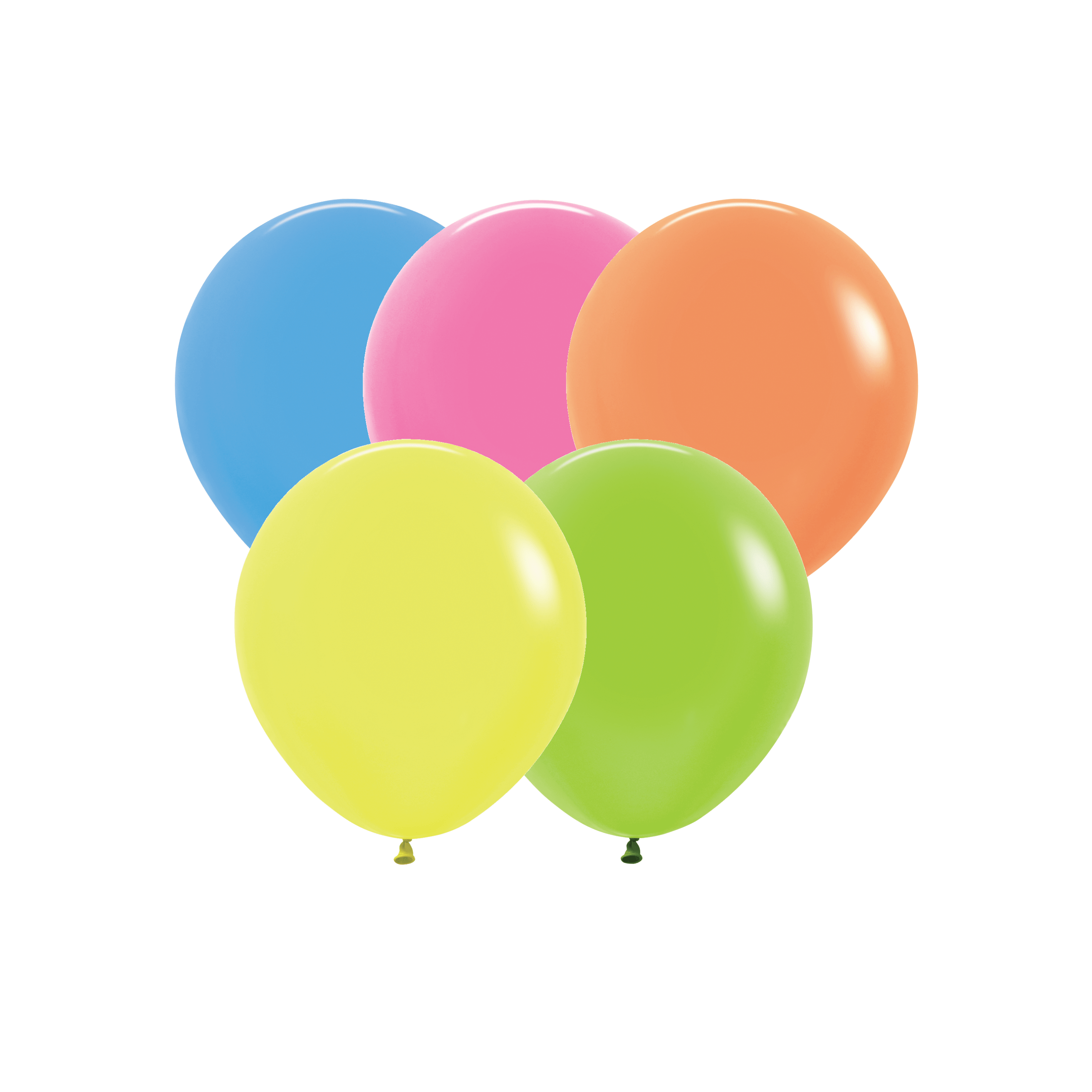 Balloons2Go Balloons 18 inch (25 Ct) / Neon Assortment Sempertex Latex Balloon Assortments | All Sizes Sempertex Balloon Assortments | All Sizes & Mixed Colors