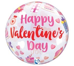 sempertex Balloons 22" Everything Valentine's Bubble Balloon 22" Everything Valentine's Bubble Balloon