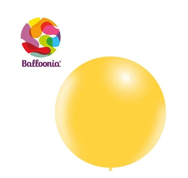 Balloons2Go Balloons Balloonia 18ft Yellow Mango Latex Balloon 25ct Balloonia 18in Yellow Mango Latex Balloons - 25ct | Tropical Party Colors