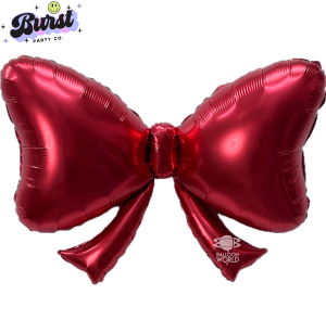 Burst Balloons 40" Cute Red Bow Foil Balloon 40" Cute Red Bow Foil Balloon