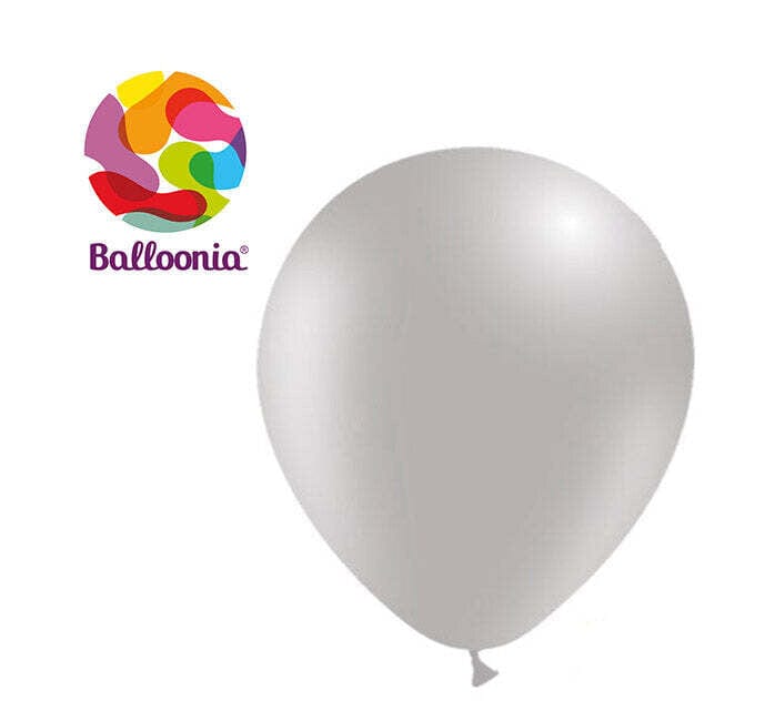 Balloons2Go Balloons 18" Gray Latex 25ct 18in Kalisan Standard Peach Balloons - 100ct | Soft Pastel Latex