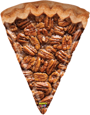Balloons2Go Balloons 34" Mighty Pecan Pie foil balloon 1ct 34" Mighty Pecan Pie foil balloon 1ct