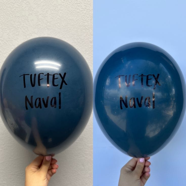 Balloons2Go Balloons Naval / 5 inch( 50ct) Tuftex Style Collection Latex Balloons | All Sizes Tuftex Style Collection Latex Balloons | Trendy Party Colors
