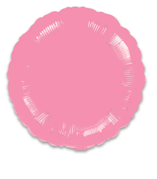 Helium and Balloons of texas Balloons 18" Bubble gum Pink round foil balloon 18" Bubble gum Pink round foil balloon