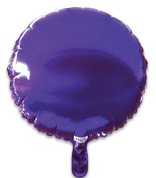 Helium and Balloons of texas Balloons 18" Purple round foil balloon 18" Purple round foil balloon