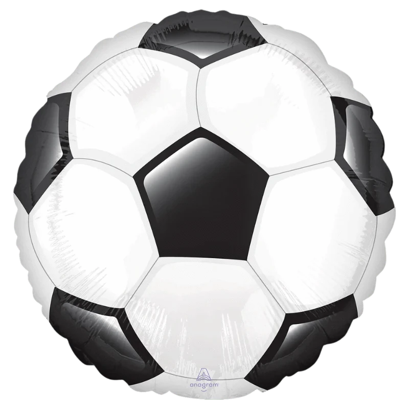 Balloons2Go Balloons 28" Anagram Goal Getter Jumbo Soccer Ball Foil Balloon 28in Goal Getter Soccer Ball Balloon | Jumbo Foil