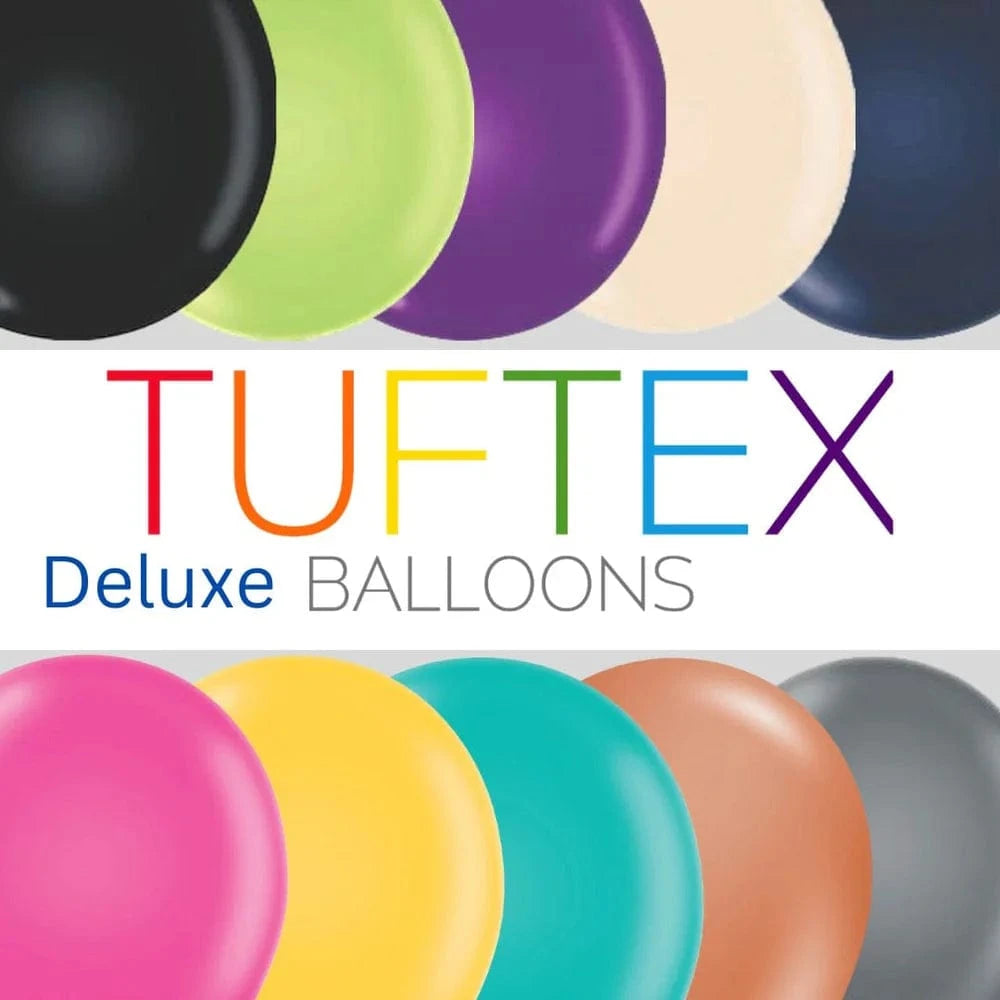 Balloons2Go TUFTEX Deluxe Round Latex Colors | 24" 3 ct TUFTEX Deluxe Round Latex Colors | 24" 3 ct