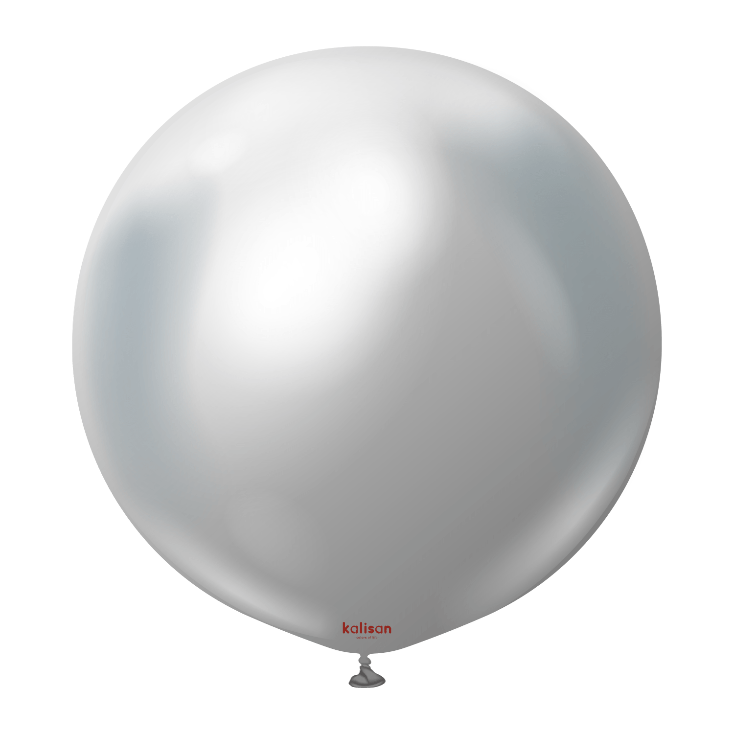 Balloons2Go Balloons Mirror Silver / 24 inch (2 Ct) Kalisan Mirror Collection Kalisan Mirror Collection Latex Balloons | Glossy Metallic Finish