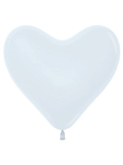 sempertex Balloons 6" Fashion White Latex Hearts Balloons 6" Fashion White Latex Hearts Balloons
