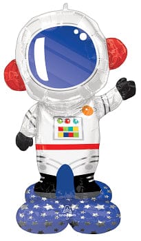 Balloons2Go Balloons 57" Airloonz Consumer Inflatable Astronaut Foil Balloon 57" Airloonz Consumer Inflatable Astronaut Foil Balloon
