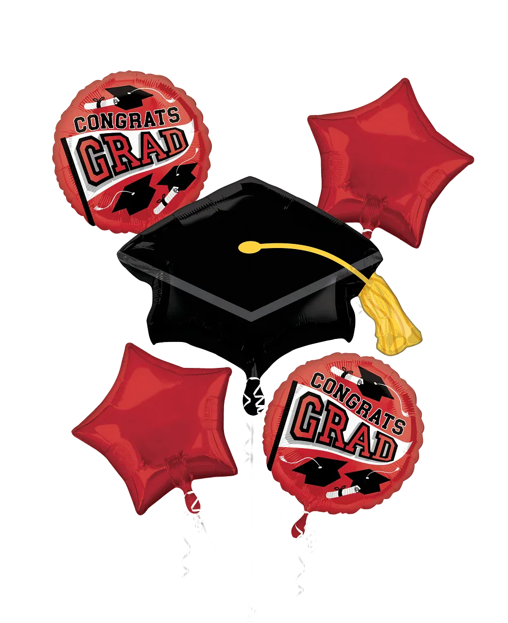 Anagram balloons Balloons Graduation School Colors Red Bouquet Balloon Kit Graduation School Colors Red Bouquet Balloon Kit
