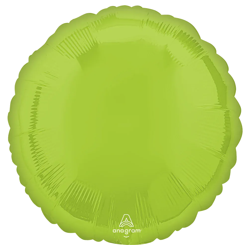 Anagram balloons Balloons 18" Round Lime green foil balloon 18" Round Lime green foil balloon