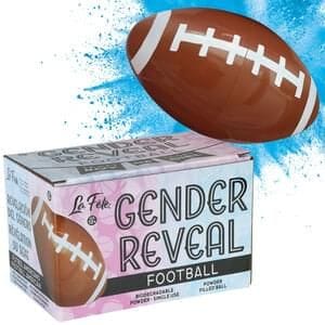 borosino accesories Gender Reveal Football Blue Gender Reveal Football Blue