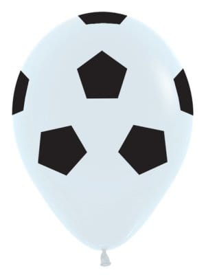 sempertex Balloons 11" Soccer Ball Sempertex Latex Balloons - 50ct 11" Soccer Ball Sempertex Latex Balloons - 50ct