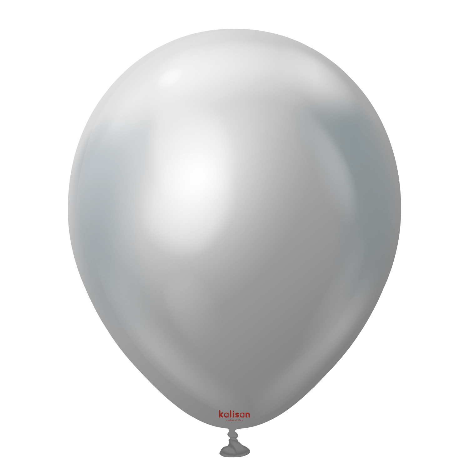 Balloons2Go Balloons 5" Kalisan Mirror Silver Latex Balloon (100 Ct) 5in Kalisan Mirror Silver Balloons - 100ct | Reflective Finish