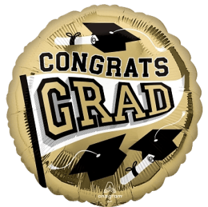 Anagram balloons Balloons 18" True to your School Colors White Gold Foil Balloon 18" True to your School Colors White Gold Foil Balloon