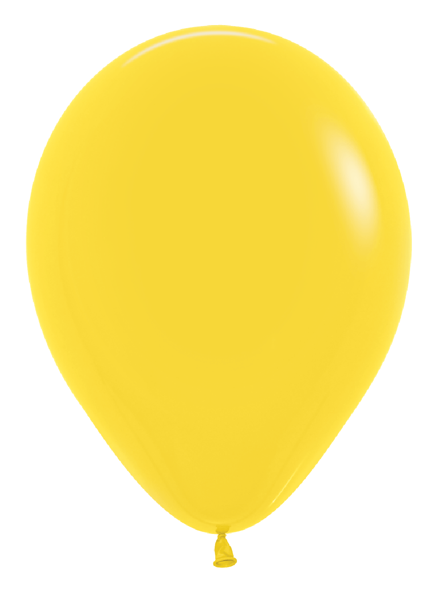 Fashion Yellow / 5 inch (50 Ct) Sempertex Fashion Color Latex Balloons Bold Color Collection