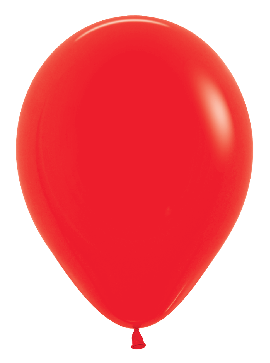 Balloons2Go Balloons Fashion Red / 5 inch (50 Ct) Sempertex Fashion Color Latex Balloons All Sizes Sempertex Fashion Balloons | Bold Color Collection