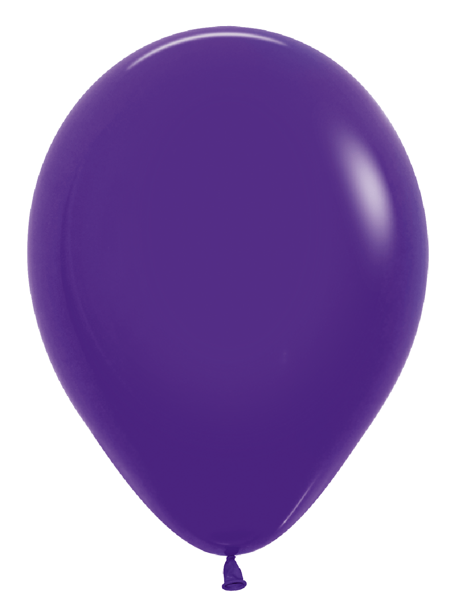 Balloons2Go Balloons Fashion Purple Violet / 5 inch (50 Ct) Sempertex Fashion Color Latex Balloons All Sizes Sempertex Fashion Balloons | Bold Color Collection