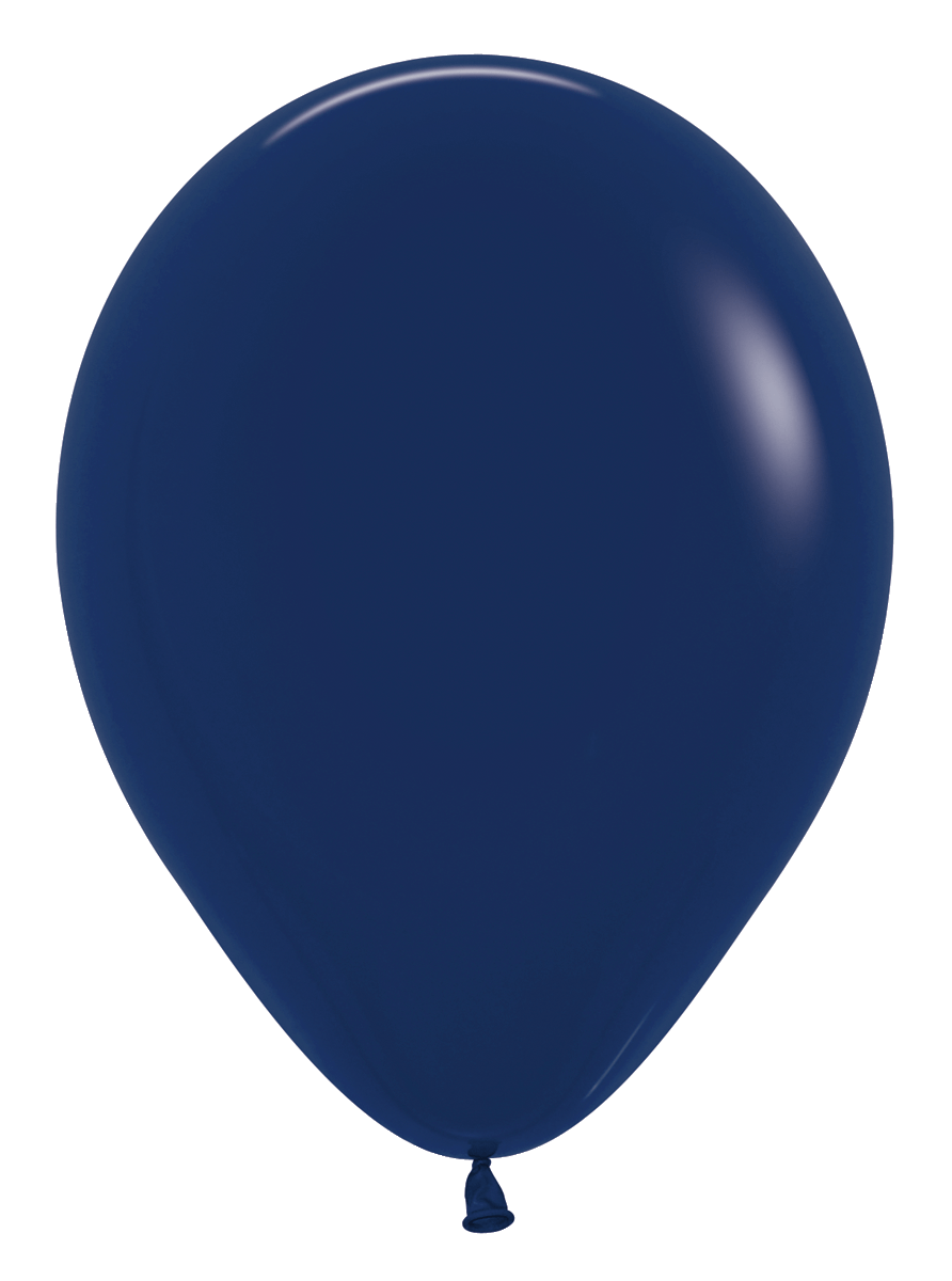 Balloons2Go Balloons Fashion Navy / 11 inch (100 Ct) Sempertex Fashion Color Latex Balloons All Sizes Sempertex Fashion Balloons | Bold Color Collection